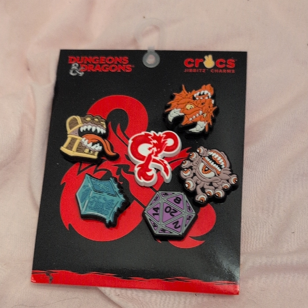 CROCS Dungeons & Dragons Jibbitz Charms Set